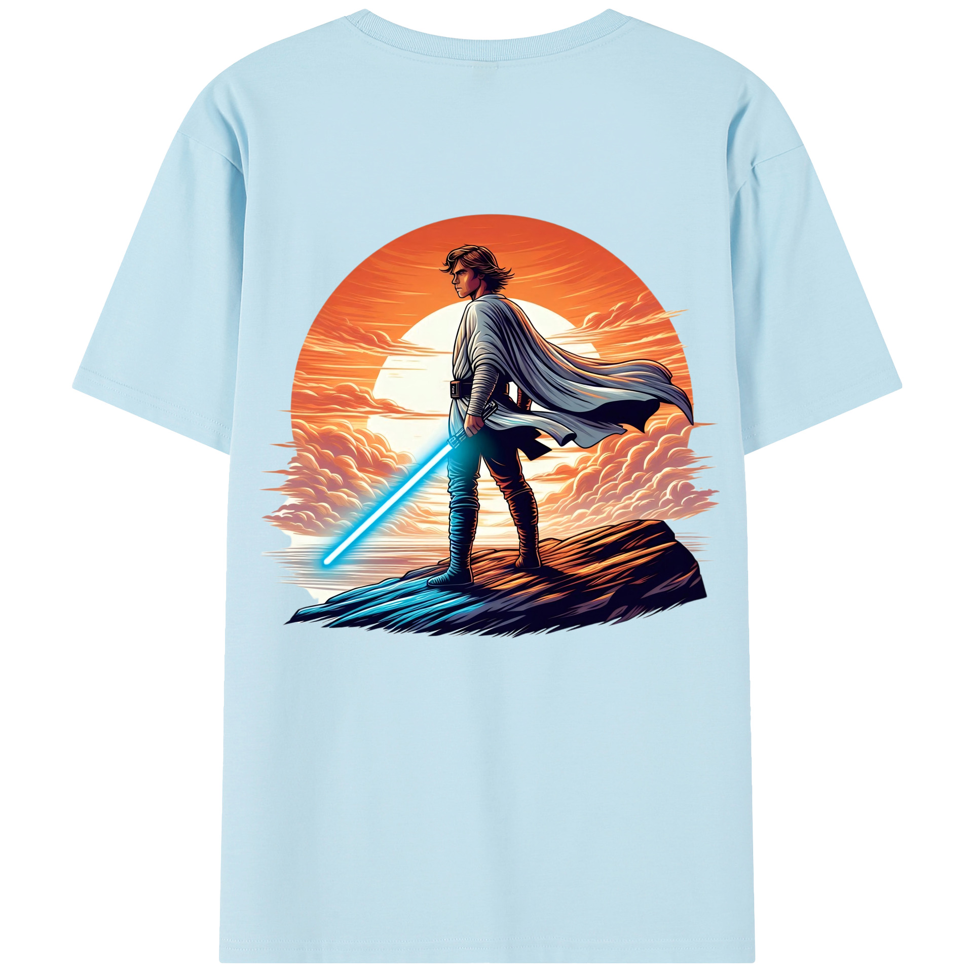 （画像用） スター・ウォーズ Star Wars 綿100％半袖Tシャツ（背面プリント）